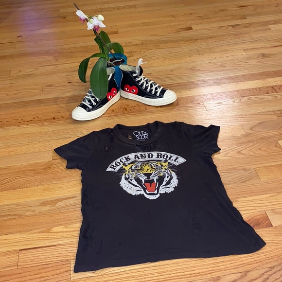 đź’–CHASERđź’–WORN A FEW TIMESđź’– ROCK AND ROLL TEE Sđź’– - Picture 2 of 9